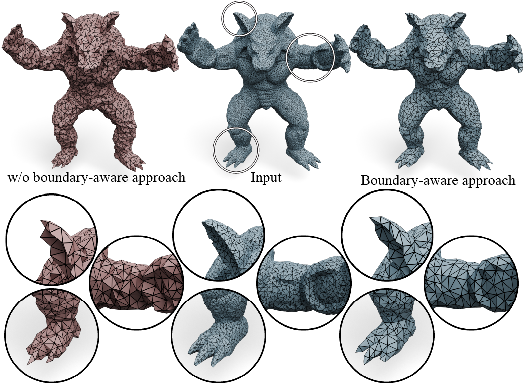 Armadillo Mesh Comparison