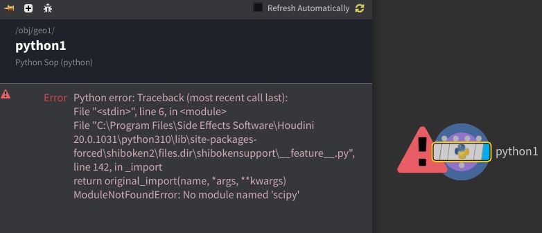 Thumbnail of Houdini Python Tips