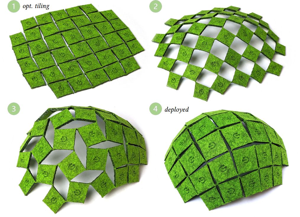 Reconfigurable Hinged Kirigami Tessellations