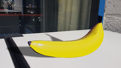 Dissapearing banana animation